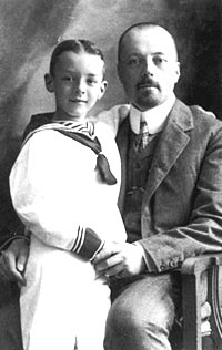 Владимир Дмитриевич Набоков с сыном, 1906г.
